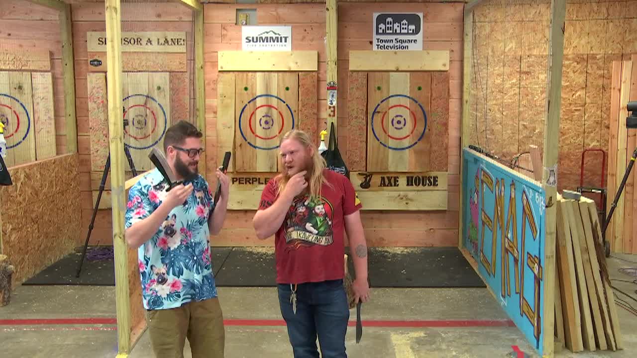 Thumbnail image for Town Square TV presents Axe Throwing